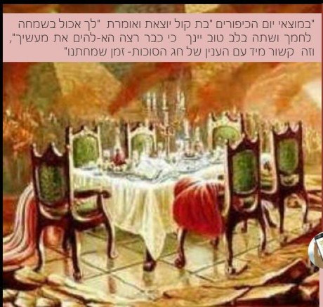 סעודת העשירות במוצאי יוה
